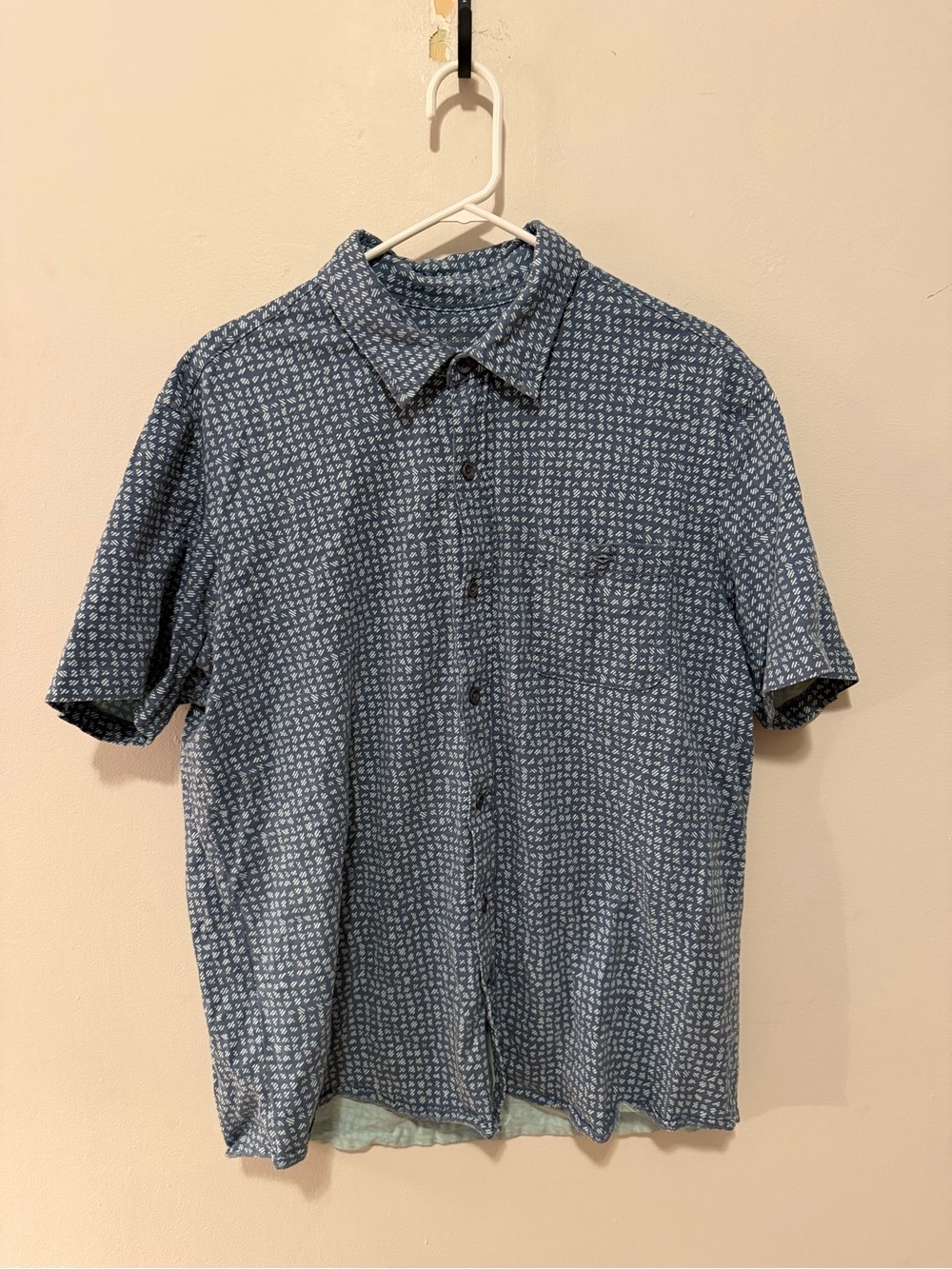 LLBEAN SHORT SLEEVE BUTTON DOWN - REG XL